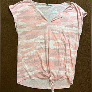 Medium Lucky Brand Pink Camo Top
